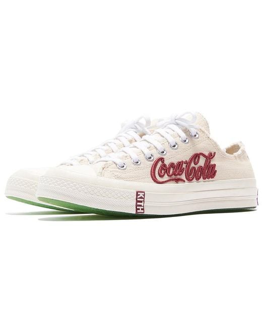 Converse Pink Kith X Coca-Cola X Chuck 70 Low 'Parchment' for men