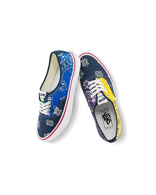 Vans Blue Bedwin & The Heartbreakers X Authentic 'Bandana Pack for men