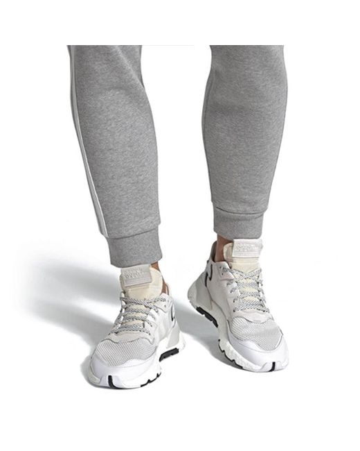 Adidas White Nite Jogger 'Crystal' for men