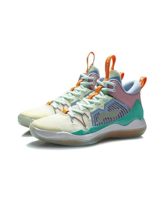 Li-ning Blue Li-Ning Green/Beige for men