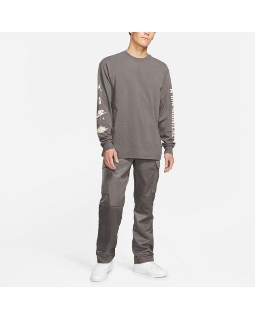 Nike Gray X A Ma Maniere Long Sleeves T-Shirt Asia Sizing for men