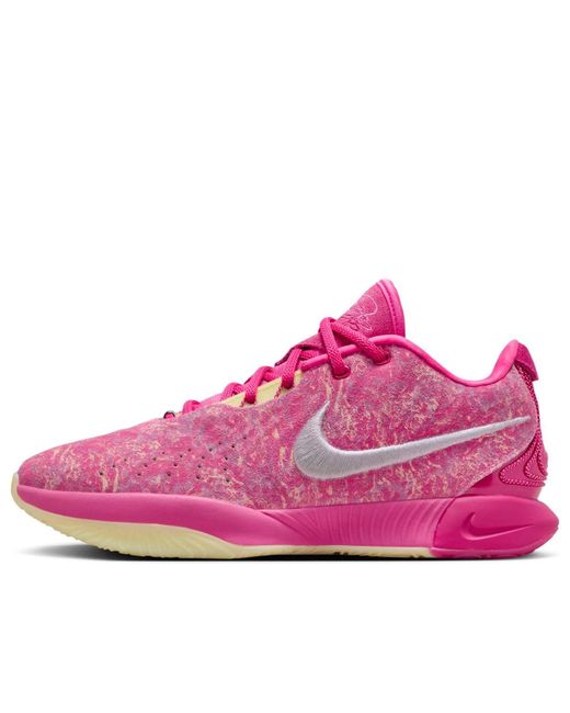 Nike Pink Lebron 21 'The World Is Your Oyster' for men