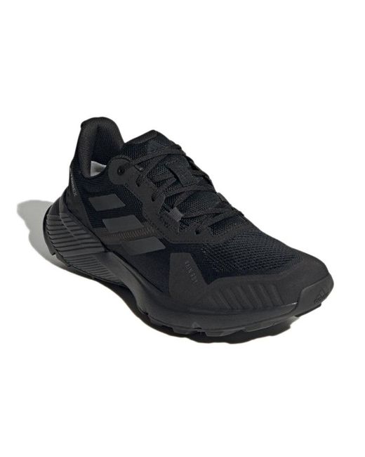 Adidas Mens Terrex Soulstride R.rdy Running Sneakers Shoes_delete - Black, Black, 12 for men