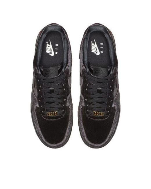 Nike Black Air Force 1 07 Qs 'Velvet Rose' for men