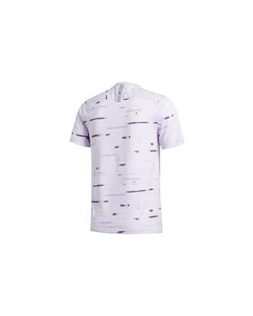 Adidas White Jaq Printing Short Sleeve T-Shirt for men