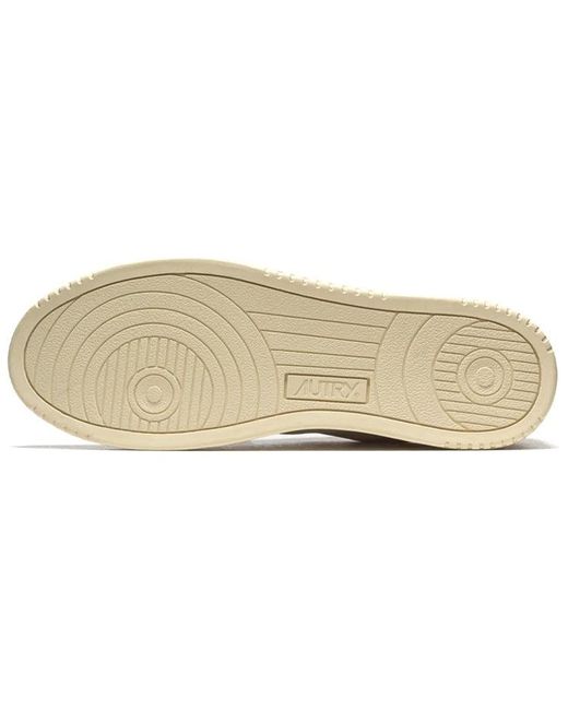 Autry White Medalist Low Nubuck for men