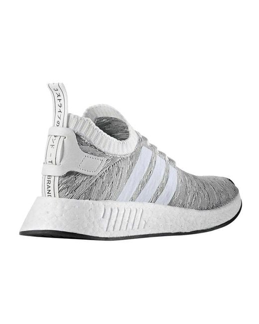 Adidas White Nmd_R2 Primeknit 'Running' for men