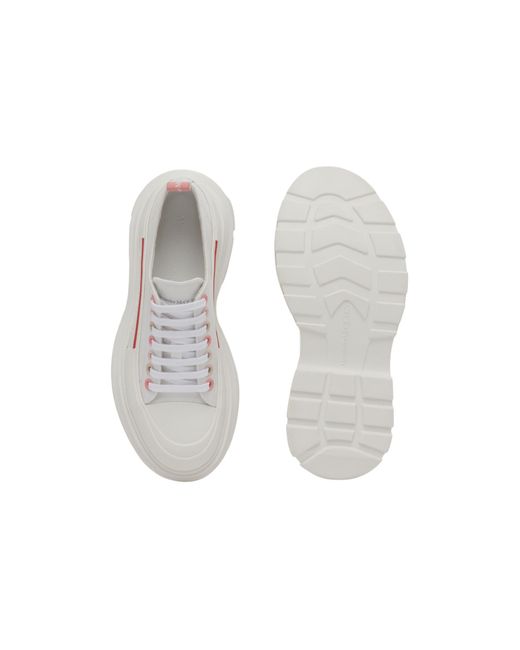 McQueen White (Wmns) Tread Slick 45Mm Lace Up Sneakers