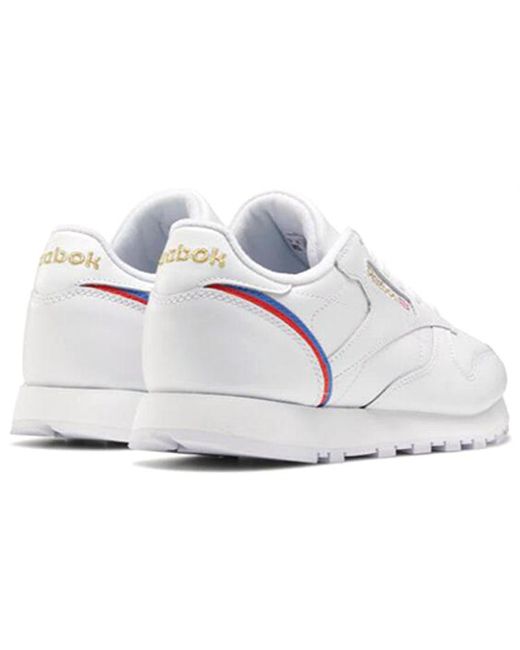Reebok White (Wmns) Classic Leather 'Collage Of Flags'
