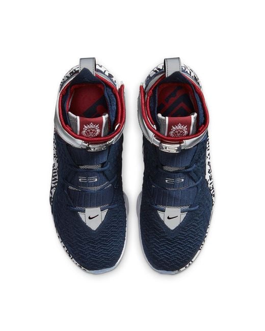 Nike Blue Lebron 17 'Lebron 4 Cold Graffiti' for men