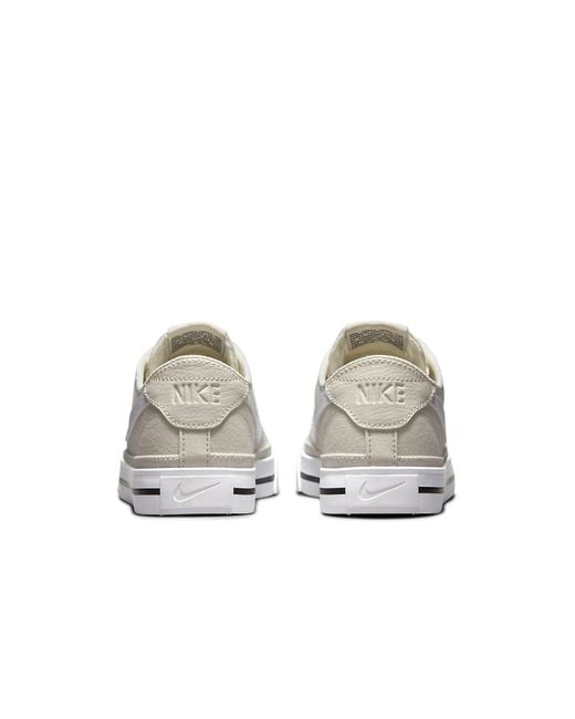 Nike White (Wmns) Court Legacy Canvas 'Sail'