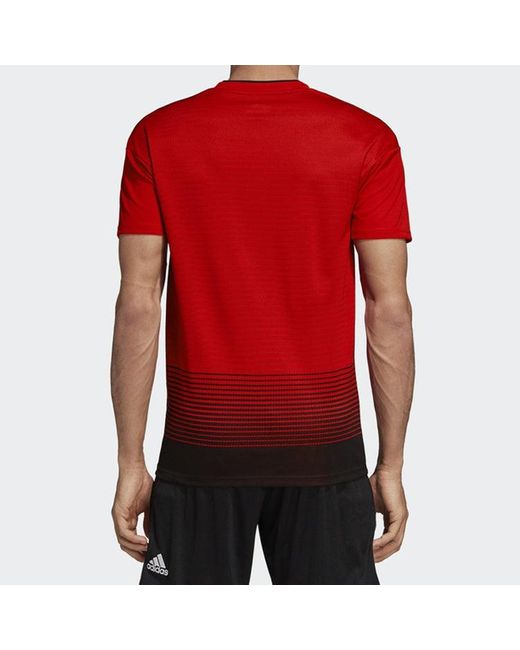 Adidas Red Manchester United 18/19 Fan Edition Home Jersey for men