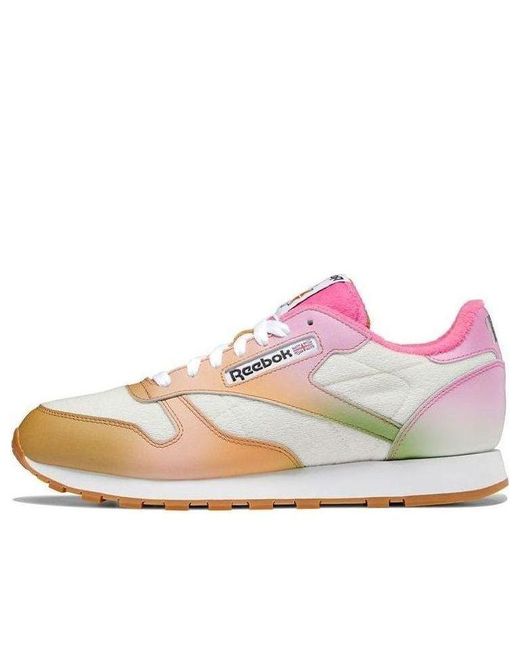 Reebok Pink Daniel Moon X Classic Leather 'Atomic Radiant Ochre'