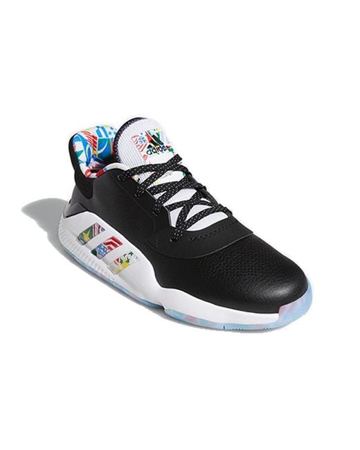 Adidas Black Pro Bounce 2019 Low Fiba 'Ball Around The World' for men