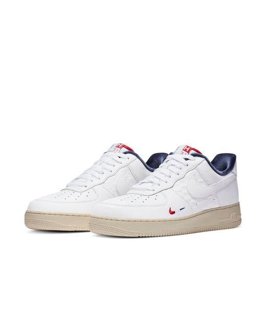 Nike White X Kith Air Force 1 Low 'France' for men