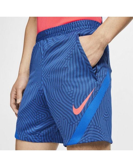 Nike Blue Strike Training Shorts for men