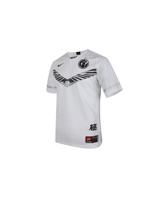 Nike Gray X Lplig Tournament Short Sleeve for men