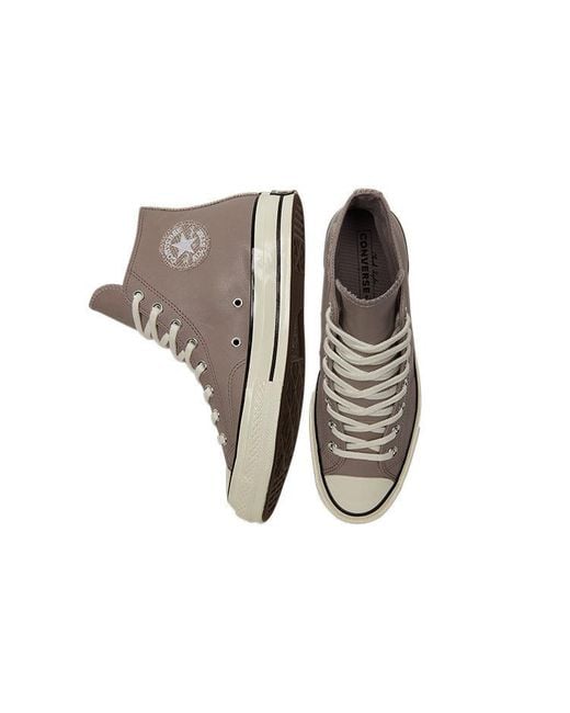 Converse Brown Chuck 70 High Ivory'