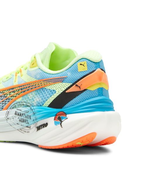 PUMA Blue Deviate Nitroâ 3 Marathon Series Running Shoes