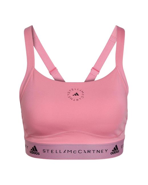 Adidas Pink (Wmns) By Stella Mccartney Truepurpose Medium Support Bra