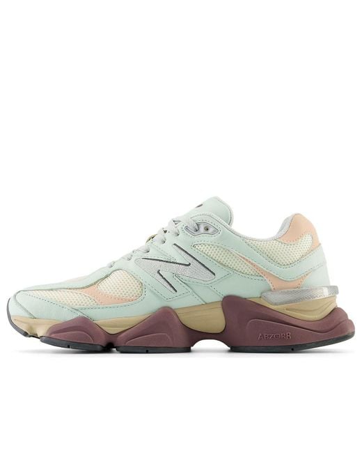 New Balance White 9060 'Clay Ash' for men