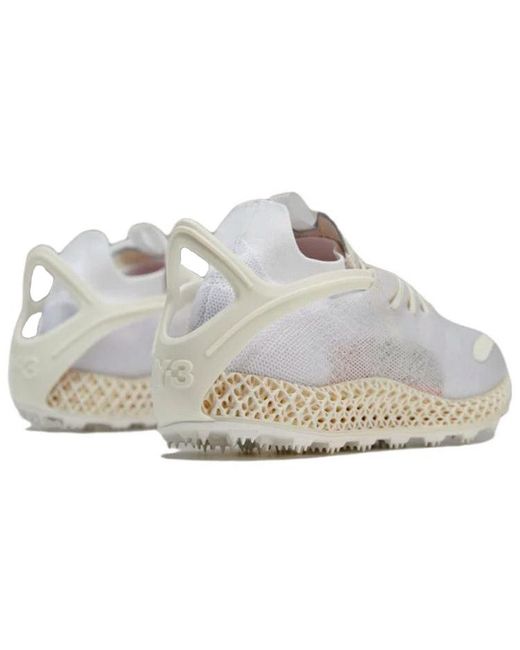 Adidas White Y-3 Runner 4D Exo for men