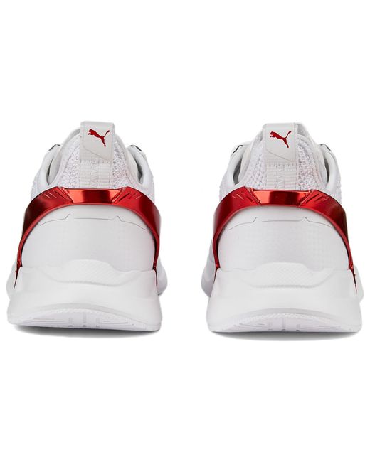 PUMA Scuderia Ferrari X Ionspeed Motorsport 'white Rosso Corsa' for men