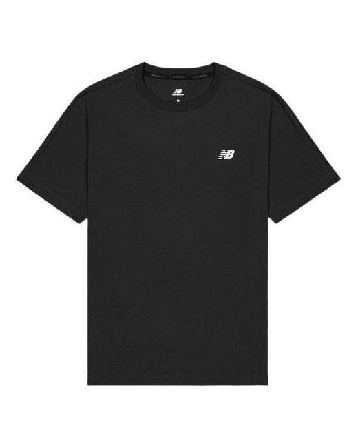 New Balance Black Nb Small Logo T-shirt for men