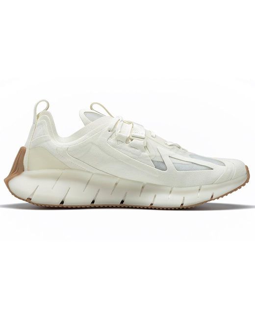 Reebok White Zig Kinetica Concept Type 1 Gum' for men