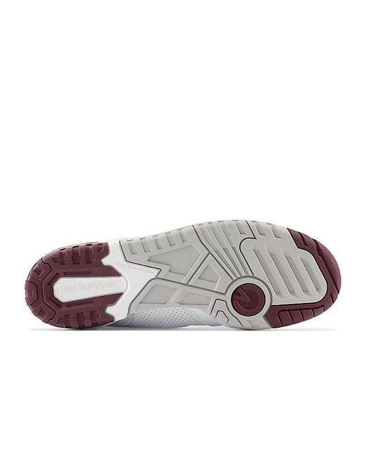 New Balance White 650R Burgundy' for men