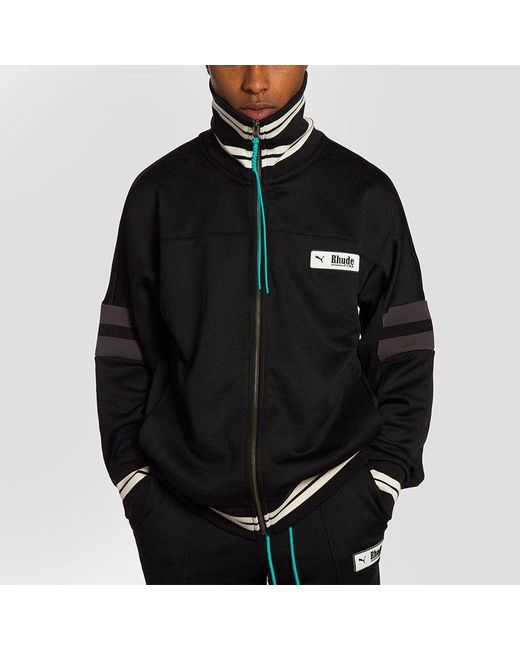 PUMA Black X Rhude Xtg Track To Sports Tops Jacket for men