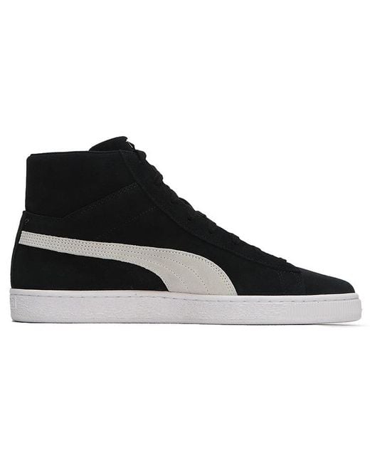 PUMA Black Suede Mid 21 for men