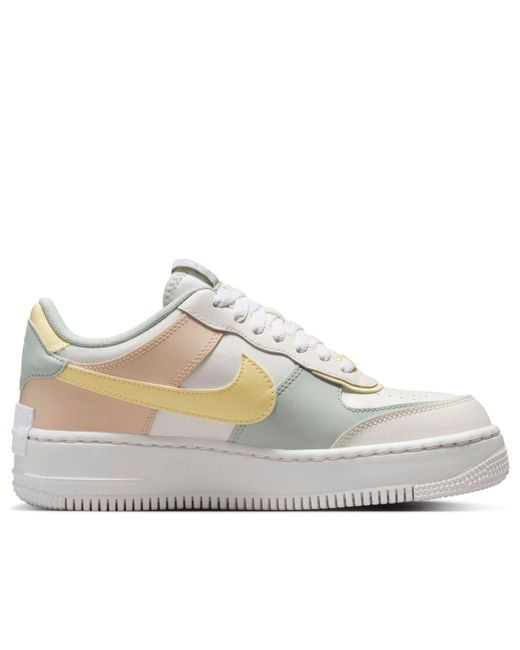 Nike White (Wmns) Air Force 1 Shadow 'Pearl Citron Tint'