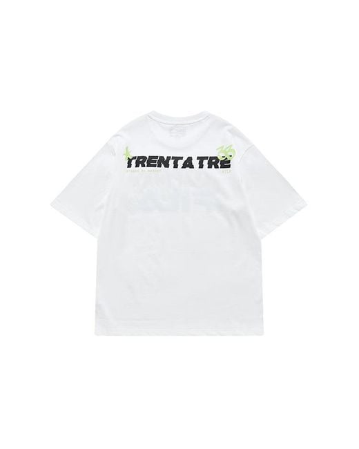 Fila White Basketball Tee for men