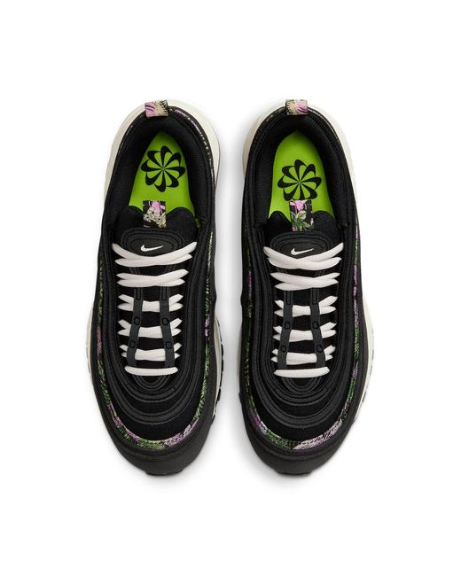 Nike Black Air Max 97 'Next Nature Floral Tapestry' for men