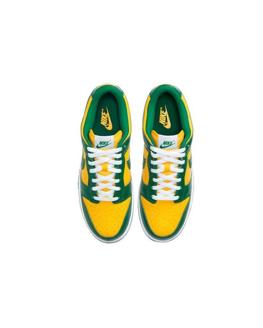 Nike Green Dunk Low Qs 'brazil 2020/2024' for men