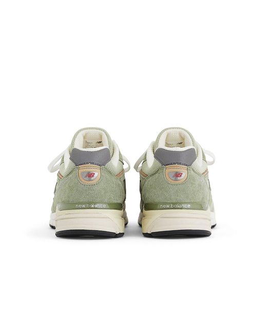 New Balance White 990 V4 Made for men