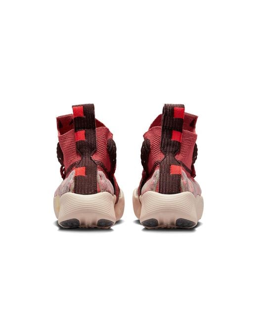 Nike Red Ispa Sense Flyknit 'Adobe' for men