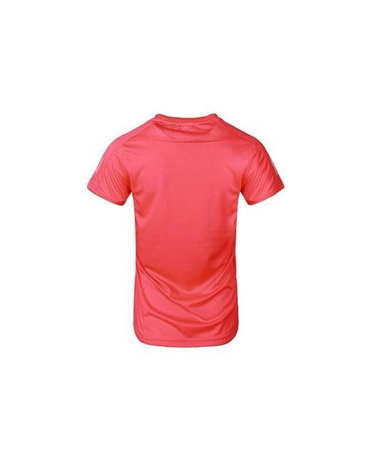 Adidas Pink (Wmns) Own The Run Tee Casual Sports Round Neck Breathable Short Sleeve
