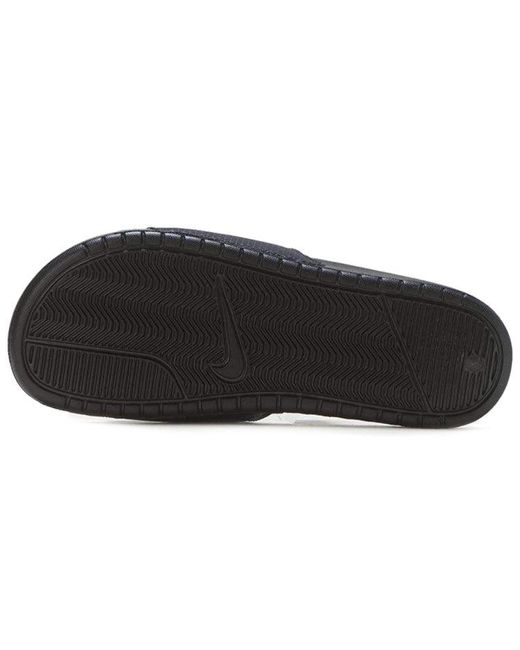 Nike Black Benassi Slide 'Just Do It' for men