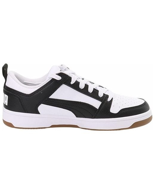 PUMA White Rebound Layup Low Sl for men