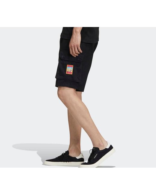 Adidas Black Originals Adiplore Shorts for men