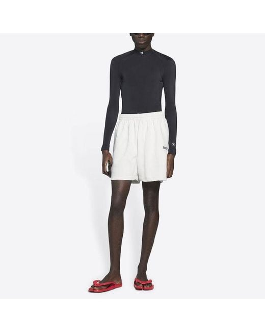 Balenciaga White Political Campaign Short for men