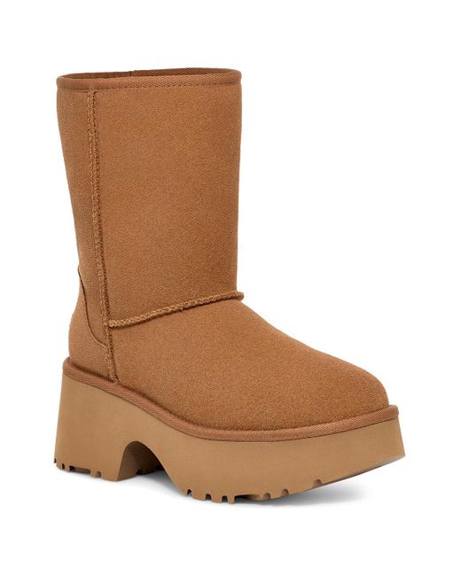 Ugg Brown (Wmns) Classic Short New Heights 'Chestnut'