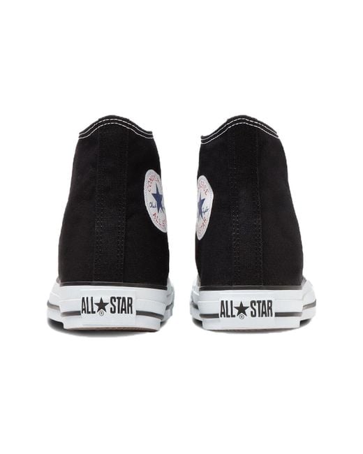 Converse Black Canvas All Star Hi for men