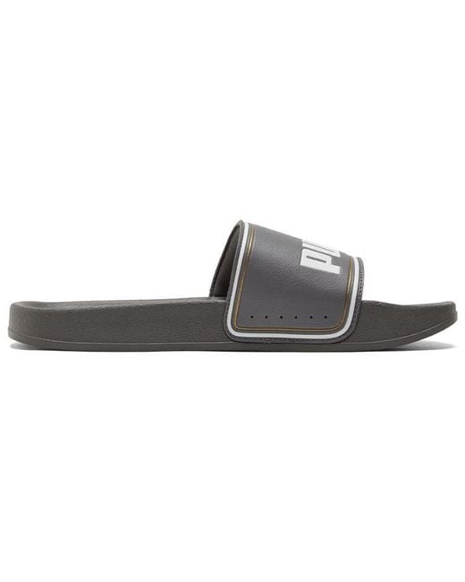 PUMA Gray Leadcat Ftr Slippers for men