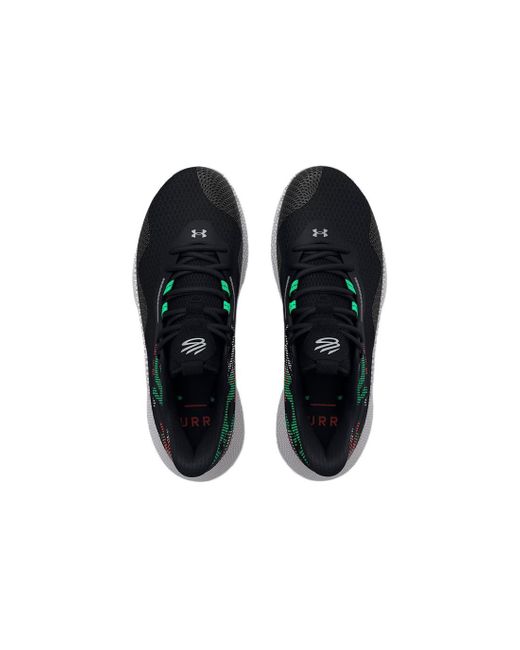 Under Armour Blue Curry 2 Hovr Splash Antifreeze Camo' for men