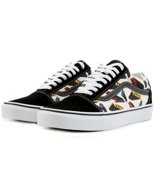 Vans Black Old Skool (Pop Logo) for men
