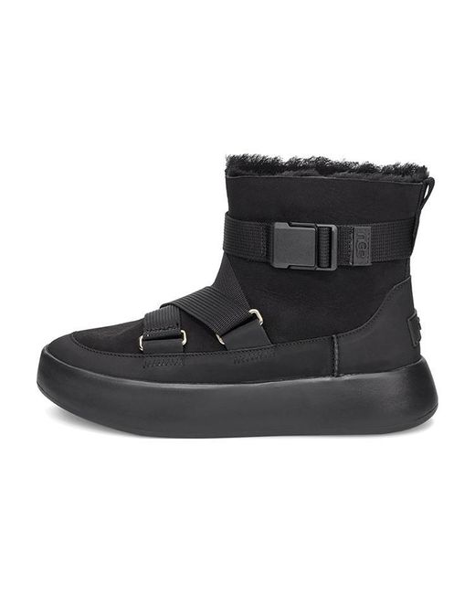 Ugg Black (Wmns) Classic Boom Buckle Snow Boots