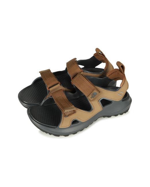 The North Face Brown Hedgehog Sandals Iii for men